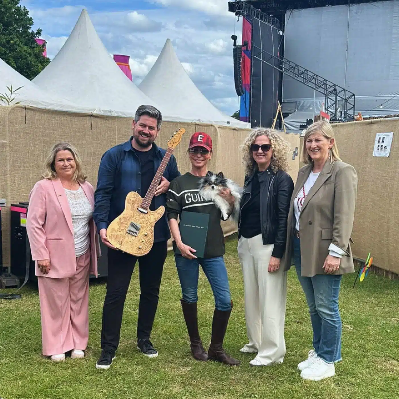 Honouring Shania Twain with a Bespoke Engraved Guitar Showcasing Her Irish Ancestry